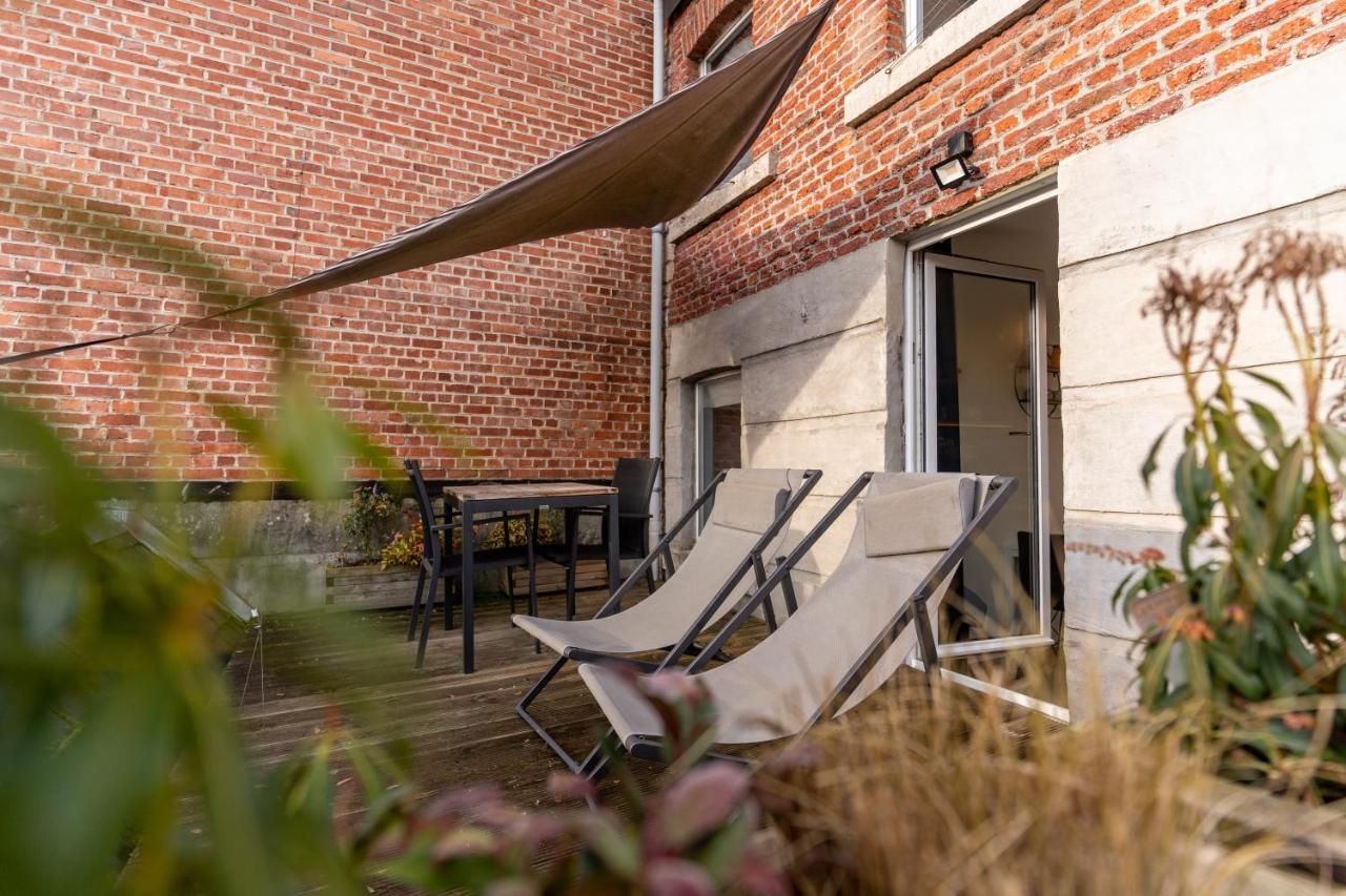 Ardenne Bnb Gite Urbain Avec Terrasse 마르쉐앵파멩느 외부 사진
