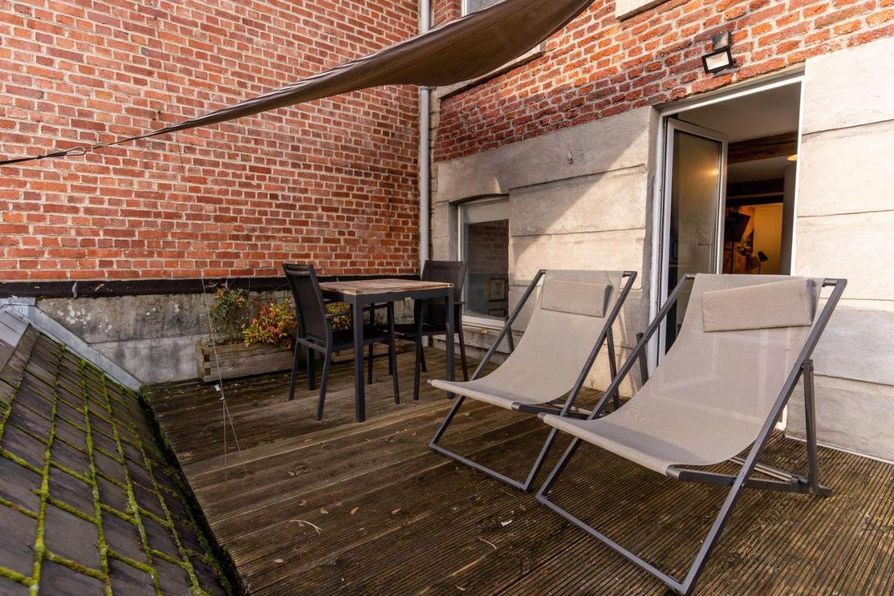 Ardenne Bnb Gite Urbain Avec Terrasse 마르쉐앵파멩느 외부 사진